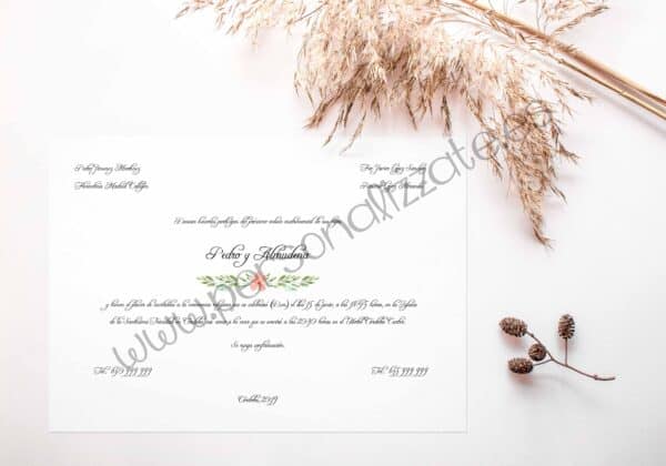 Invitación de boda Cádiz