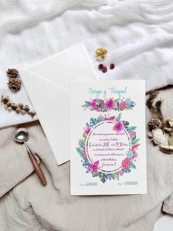 Invitación De Boda Primavera