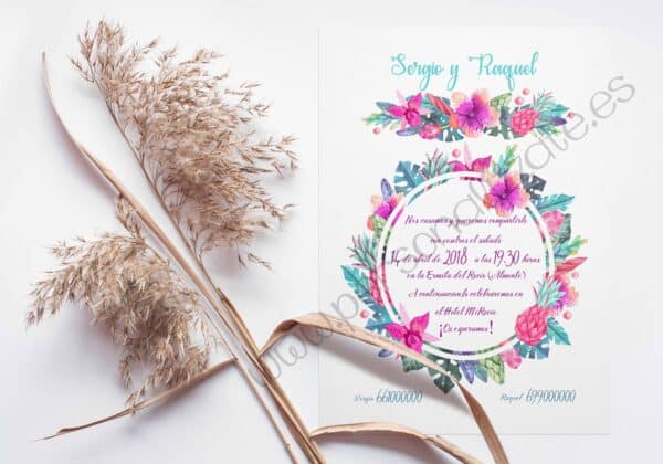 Invitación De Boda Primavera