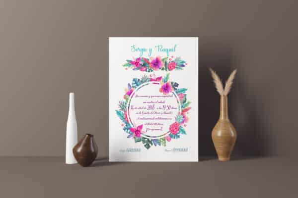 Invitación De Boda Primavera