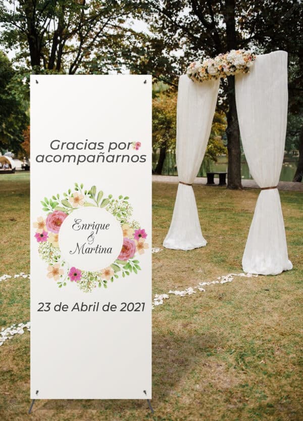 Xbanner Flower 1.60mx60cm