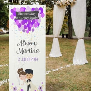 Xbanner Violet 1.60mx60cm