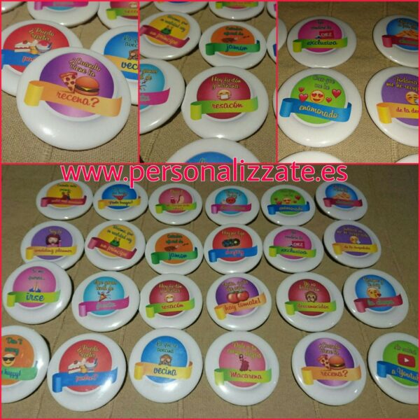 chapas colección Circle para bodas