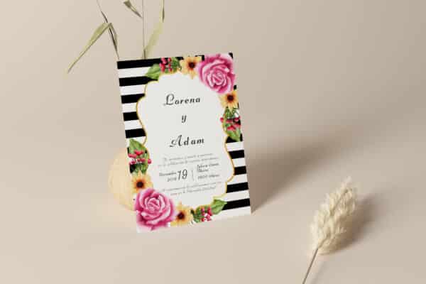 Invitación de Boda Verónica