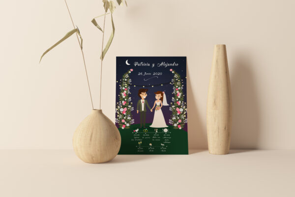 Invitación De Boda Moon