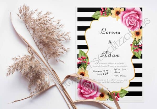 Invitación de Boda Verónica