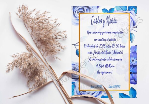 Invitación De Boda Olivia