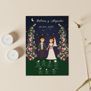 Invitación De Boda Moon