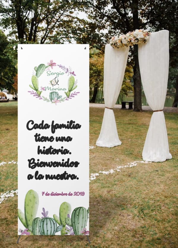 Xbanner Cactus 1.60mx60cm