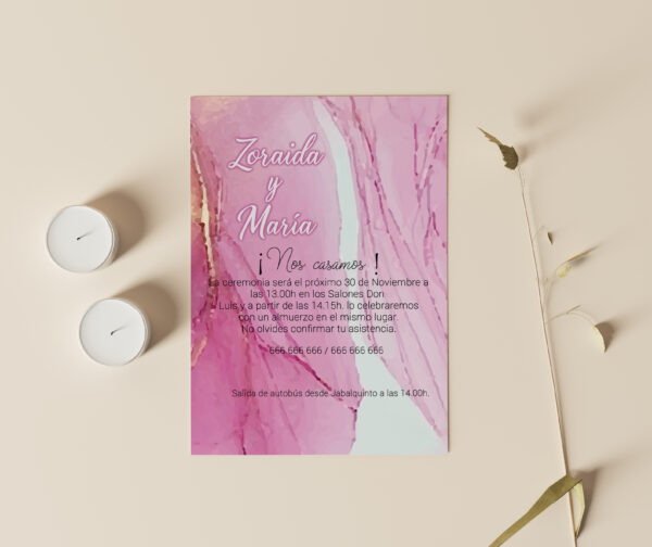 Invitación de Boda Valentino