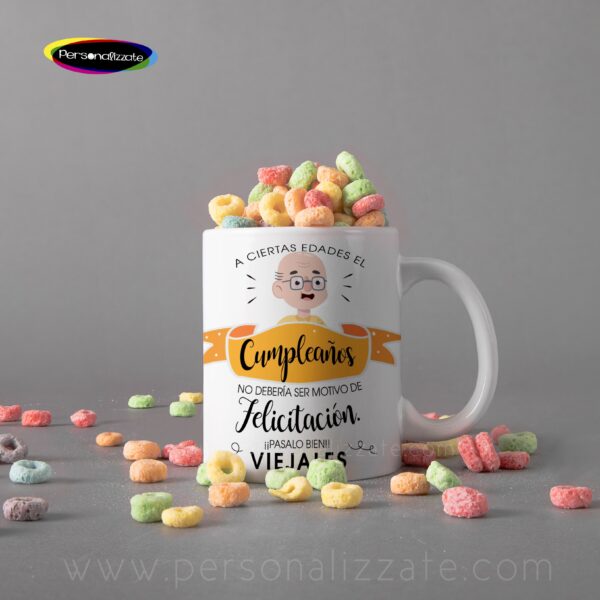 Taza personalizada A ciertas edades