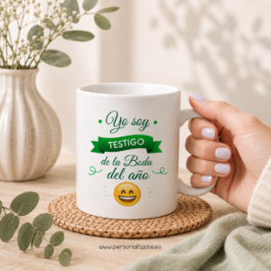 Taza personalizada Testigo Verde