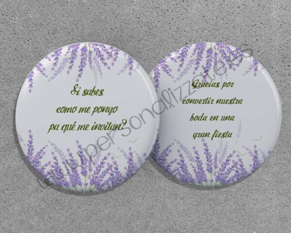 Chapa abridor Lavanda 59mm