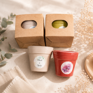 Maceta con Semillas de Petunia en Macetero Biodegradable