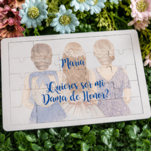 Puzzle Personalizado de Madera Rectangular