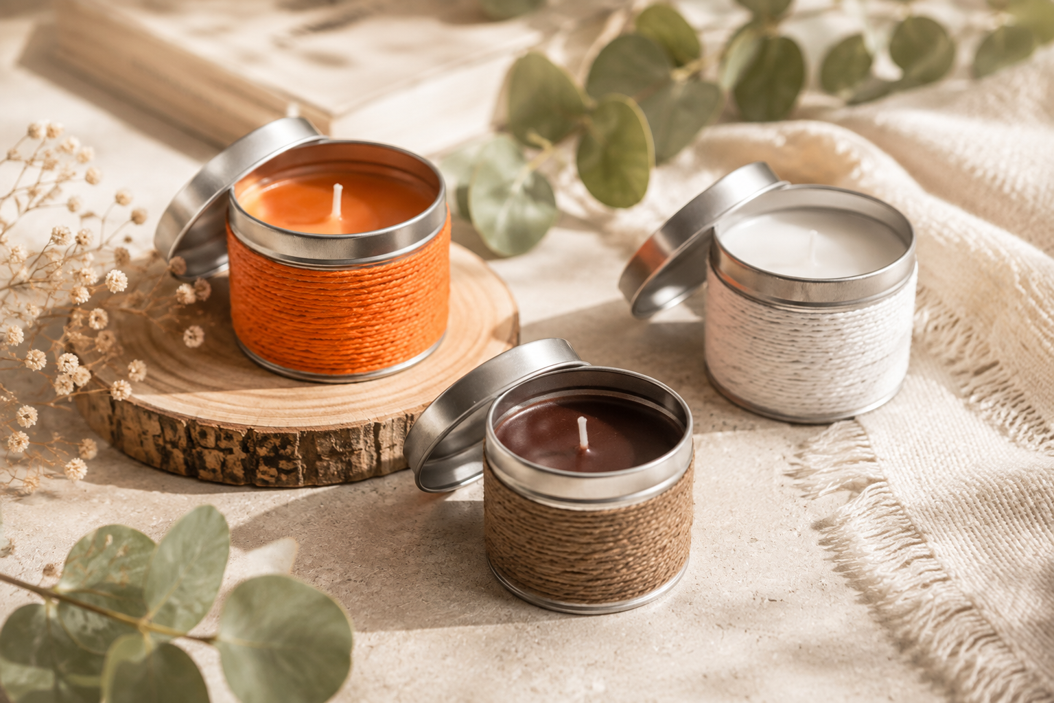 Vela Aromática En Lata