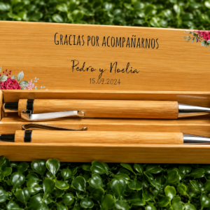 Set Bolígrafo Y Portaminas De Bambú