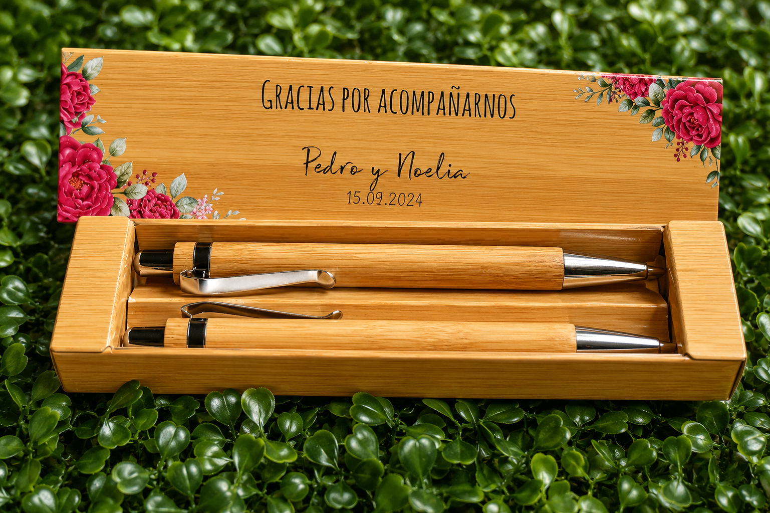 Set Bolígrafo Y Portaminas De Bambú