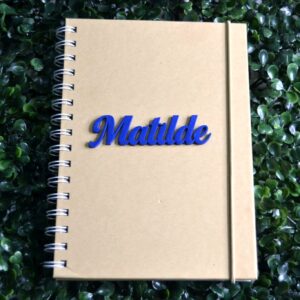 Libreta Nombre En Relieve