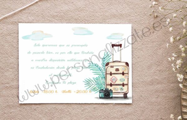 Tarjetas personalizadas Travel