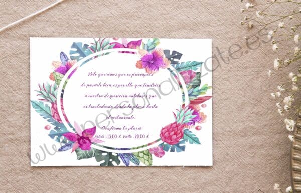 Tarjetas personalizadas Primavera