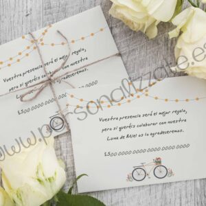 Tarjetas personalizadas bicycle