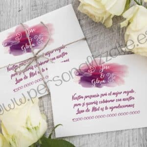 Tarjetas personalizadas Watercolor