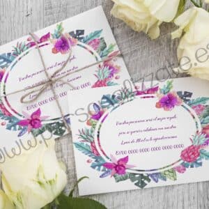 Tarjetas personalizadas Primavera