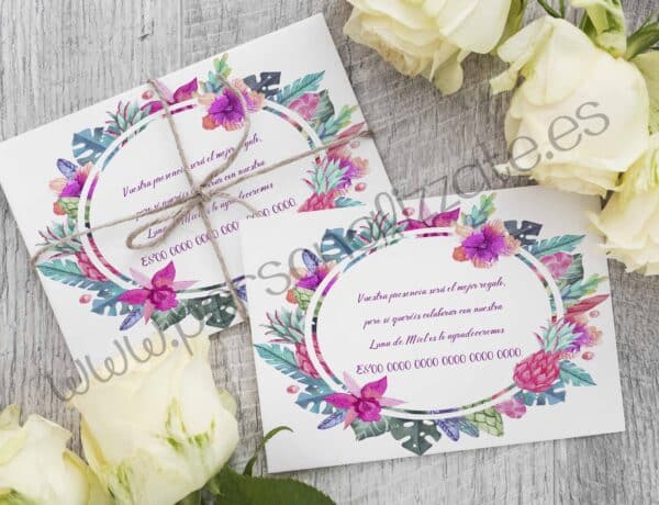 Tarjetas personalizadas Primavera