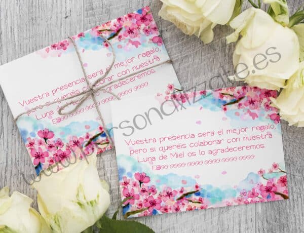 Tarjetas personalizadas Cerezo