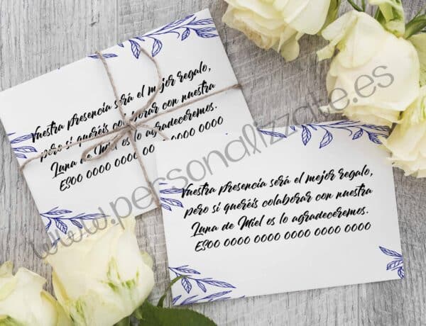 Tarjetas personalizadas Granada