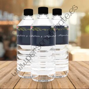 Pegatina para botellas de agua Moon