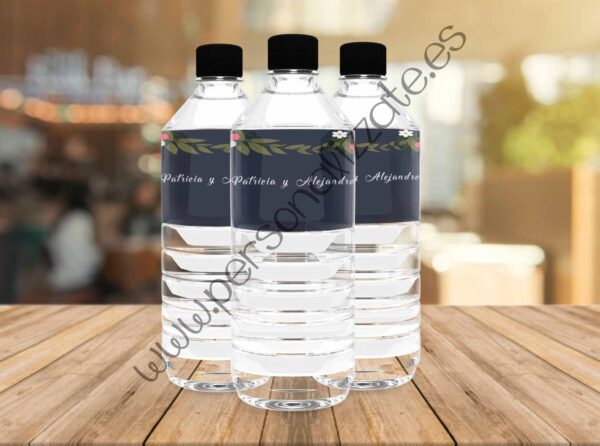 Pegatina para botellas de agua Moon