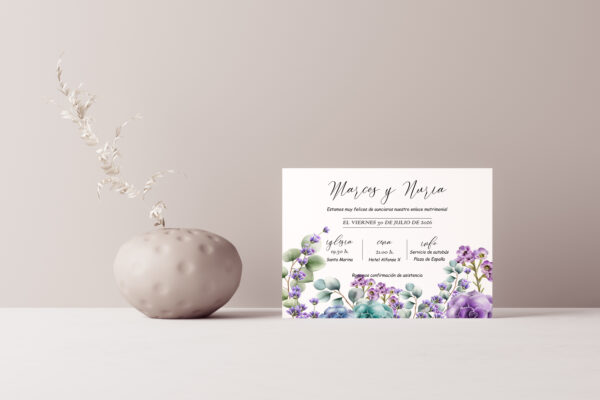 Invitación de Boda Natura