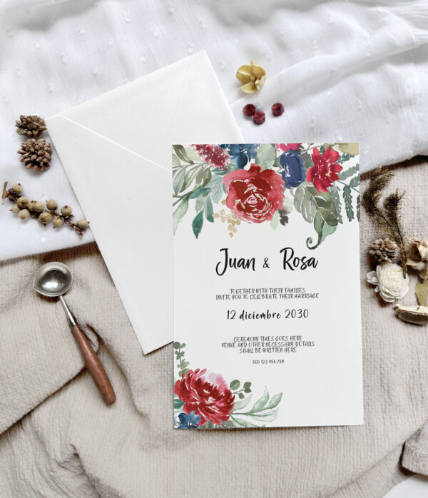 Invitación de Boda Anat