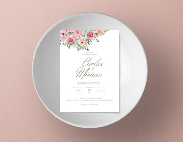 Invitación de Boda Cuore