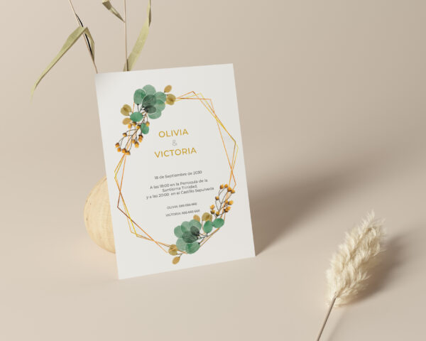 Invitación de Boda Destino Dolce Compagnia