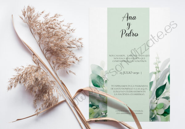 Invitación de Boda Mut