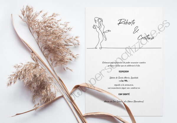 Invitación de Boda Feelings