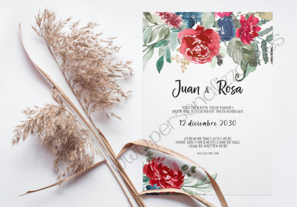 Invitación de Boda Anat