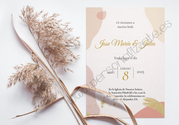 Invitación de Boda Gloss