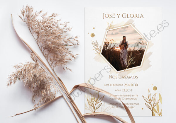 Invitación de Boda Seul