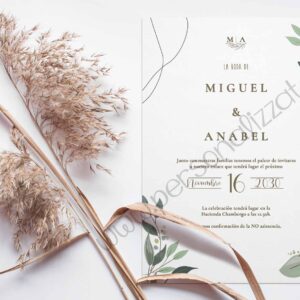 Invitación de Boda Tulsa