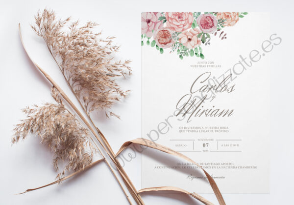 Invitación de Boda Cuore