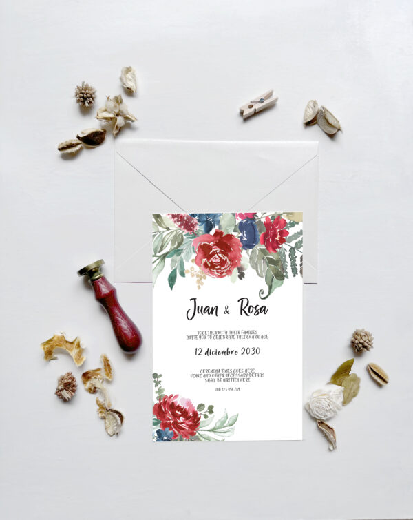 Invitación de Boda Anat