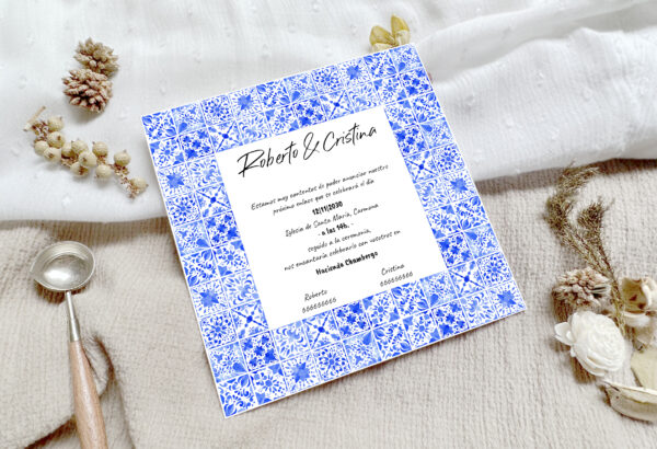 Invitación de Boda Abbraccio