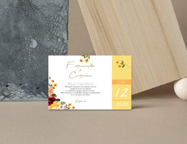 Invitación de Boda Amore