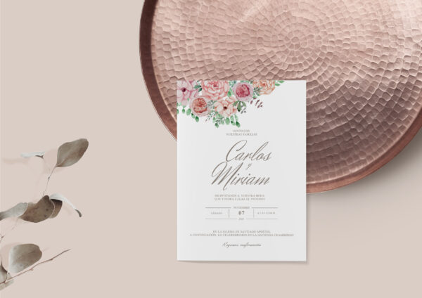 Invitación de Boda Cuore