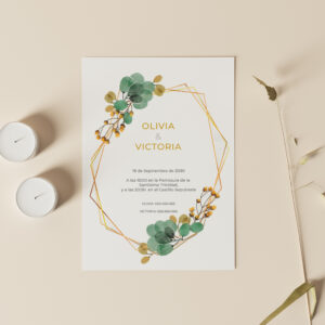 Invitación de Boda Destino Dolce Compagnia