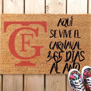 Felpudo Personalizado Carnaval 365 días